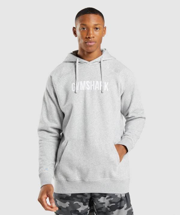 Panske Mikiny S Kapucňou Gymshark Apollo Svetlo Siva | BC9372406
